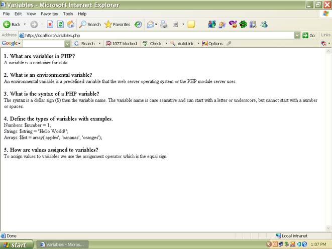 PHP screen capture