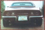 1969 Corvette convertible rear